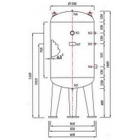 **AIR TANK 200 Litrees ถังเก็บลม 200 ลิตร