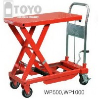 ***"TOYO" รถยกไฮดรอลิค รถเข็นไฮดรอลิค แบบซี่กรรไกร, 350 กิโล