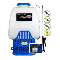 (VIGO-76725B) เครื่องพ่นยาแบตเตอรี่ 25 ลิตร มอเตอร์ปั๊มคู่X2 14บาร์ (ป