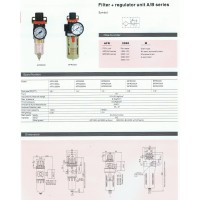 ชุดกรองลม ชุดปรับแรงดันลม รุ่น BFR4000