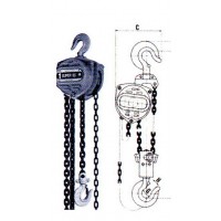 **รอกโซ่มือสาวตราช้าง รุ่น SUPER-80-15T (15 ตัน)