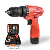 สว่านไร้สาย - สว่านไร้สาย 12V-SET แบตลิเธียมไอออน (FER-CI-12V-SET)