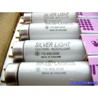 ***หลอดไฟดักแมลง SILVER LIGHT Black Light UVA 15 Watt :F15T8-BL (ยาว 4