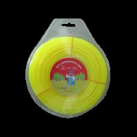 เครื่องตัดหญ้า การเกษตร - เอ็นตัดหญ้า แบบเหลี่ยม 2.4 มิล 64 เมตร (สีเหลือง) (VT-GT67-24 (2.4 มิล สีเหลือง))