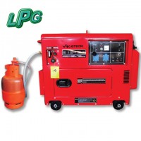 เครื่องปั่นไฟ การเกษตร - เครื่องยนต์ปั่นไฟ 5,000 วัตต์ น้ำมัน/แก๊สLPG (GG5500KS-LPG)