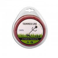 เอ็นตัดหญ้า กระปุกเอ็นตัดหญ้า - เอ็นตัดหญ้า แบบกลม 3.0 มิล 15 เมตร (สีแดง-เลือดหมู) (VT-เอ็นกลมแดง)